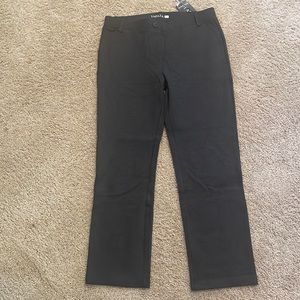 Tapata Women's Stretchy Straight Dress Pants with Pockets for Office and Work